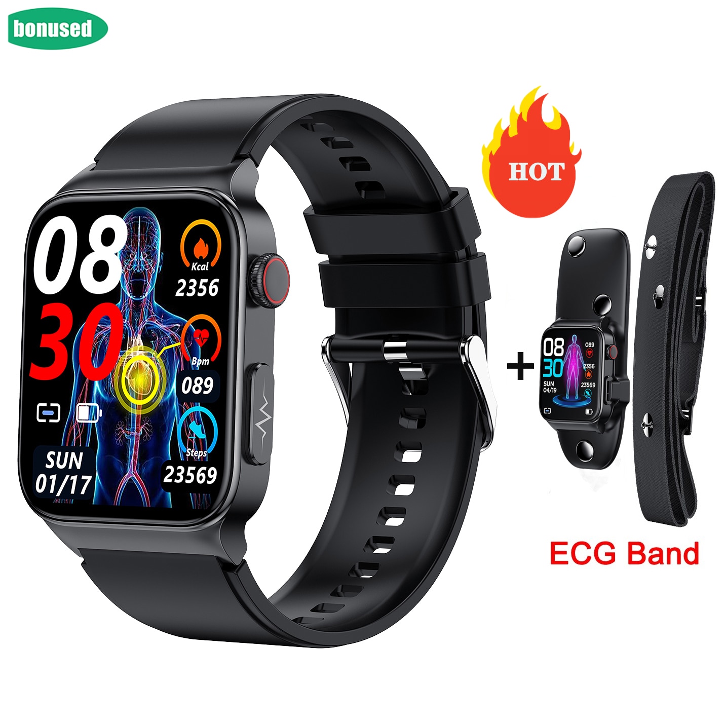  E500  Ʈ ġ ECG ͸ Ʈ ġ,  ü, IP68  ð, 2023 ǰ